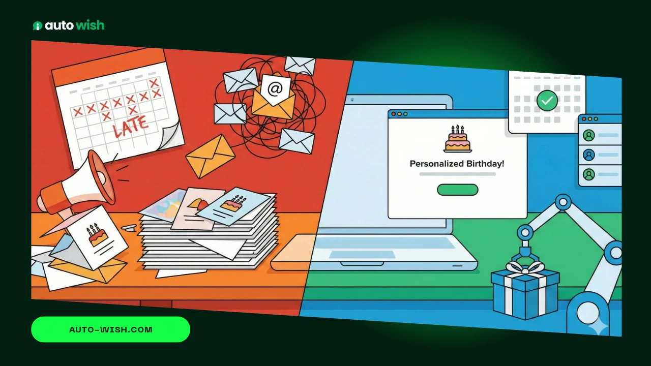 Errores comunes en felicitaciones