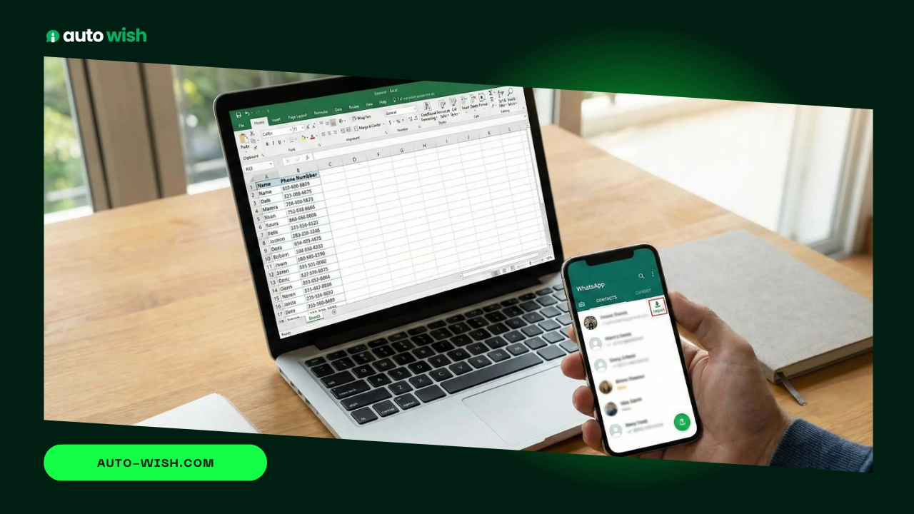 Importar contactos de Excel a WhatsApp