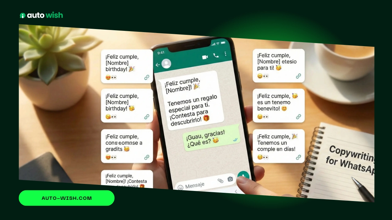 Plantillas de mensajes de cumpleaños